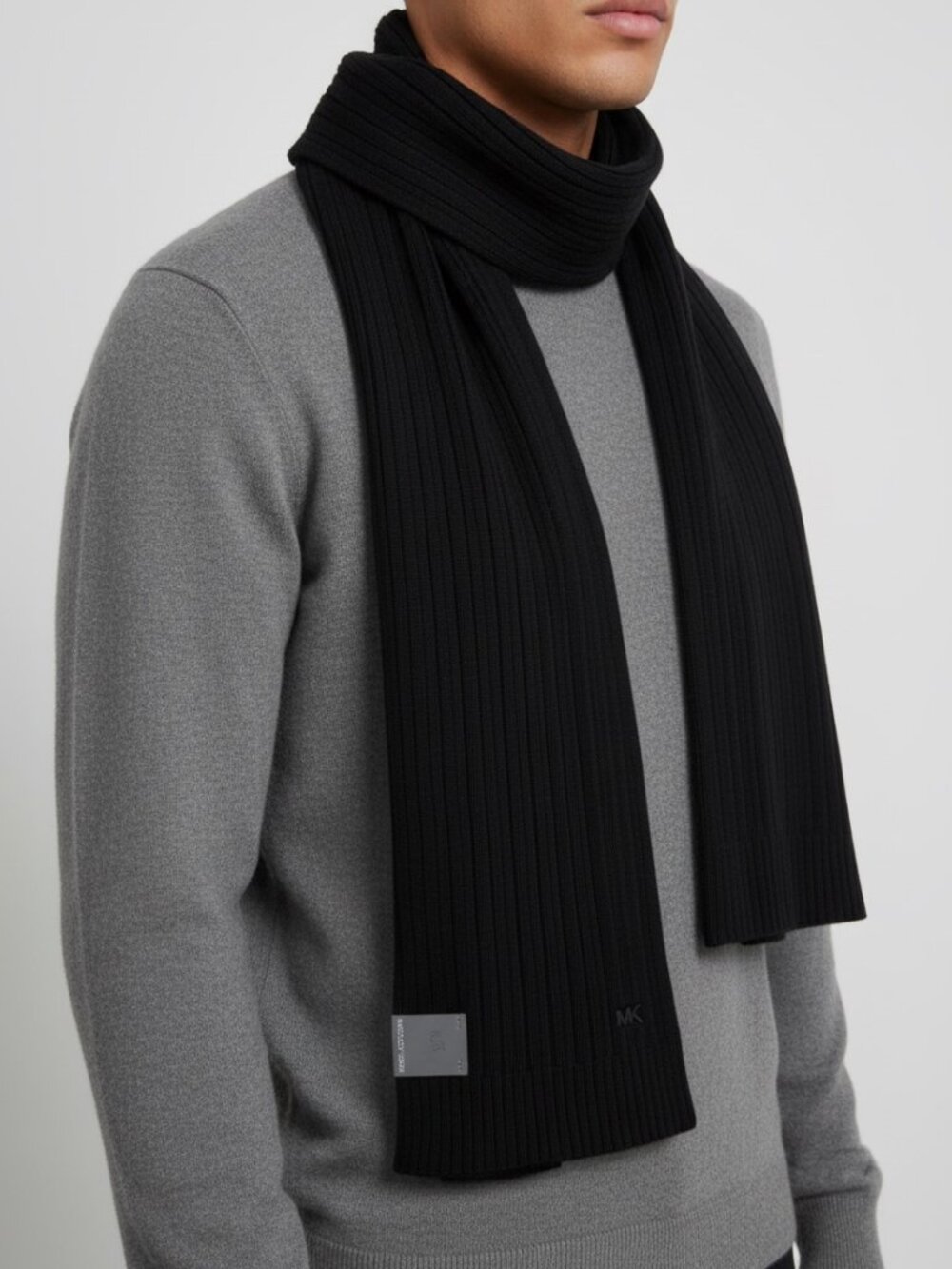 Michael Kors Ribbed Scarf - NWTs - Black
